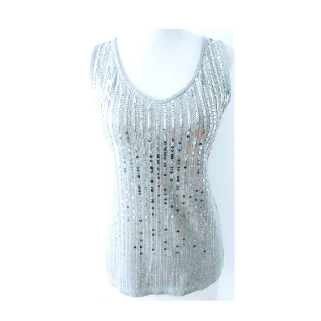 Sequins Silver Top